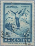 Stamps Argentina -  salto d' Esqui