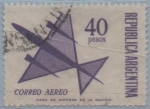 Sellos de America - Argentina -  avion Sibolico