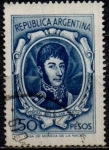 Stamps Argentina -  General San Martin