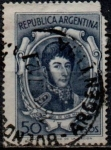 Stamps Argentina -  General San Martin