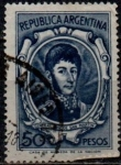 Stamps Argentina -  General San Martin