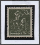 Stamps Germany -  Mineros