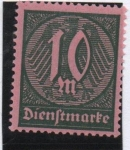 Stamps Germany -  Cifras