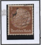 Stamps Germany -  Pres. Von Hindenburg