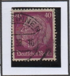 Stamps Germany -  Pres. Von Hindenburg