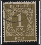 Stamps Germany -  Cifras