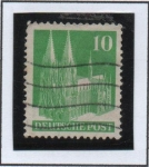 Stamps Germany -  Catedral d' Colonia