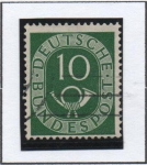 Stamps Germany -  Cifras y tronpeta