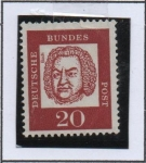 Stamps Germany -  Johann Sebastian Bach