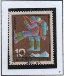 Stamps Germany -  Servicios Voluntarios Alpinista rescatador