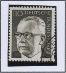 Stamps Germany -  Pres, Gustav Heinemann