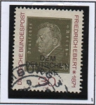 Stamps Germany -  Pres. Fiedrich