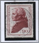 Stamps Germany -  Imanuel Kant