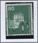 Stamps Germany -  Tractor