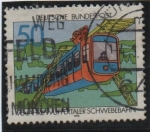 Stamps Germany -  Tren Suspendido