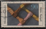 Stamps Germany -  Manos d' diferntes razas