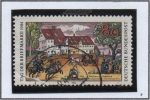 Stamps Germany -  Posthouse d' Augsburgo