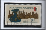 Stamps Germany -  Enperador romano Augusto