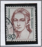 Stamps Germany -  Clara Schumann