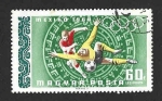 Stamps Hungary -  C278 - XIX JJOO México