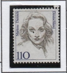 Stamps Germany -  Marlene Dietrich