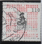 Stamps Germany -  Johannes Gutenberg