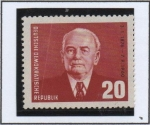 Stamps Germany -  Pres. Wilhelm Pieck