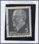 Stamps Germany -  Pres. Chairma Walter