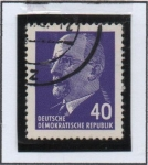 Stamps Germany -  Pres. Chairma Walter