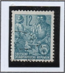 Stamps Germany -  Obrero ,Campesino y Intelectual