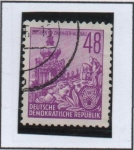 Stamps Germany -  Castillo d' Zwinger