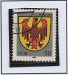 Stamps Germany -  Escudo d' Armas d' Ciudades: Potsdan