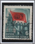 Stamps Germany -  Industria y La bandera