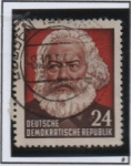 Stamps Germany -  Karl Marx