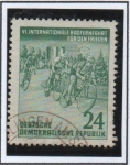 Stamps Germany -  Carrera d' Bicicletas