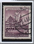 Stamps Germany -  Old City Hall, d' Leipzig