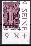 Stamps Liechtenstein -  En memoria Papa Pio XII