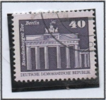 Stamps Germany -  Puerta d' Brandesburg