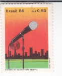 Stamps Brazil -  Sistema de Radiodifusión 