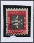 Stamps Germany -  Avion estilizado