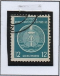 Stamps Germany -  Escudo d' DDR