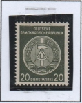 Stamps Germany -  Escudo d' DDR