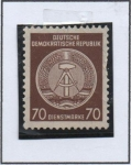 Stamps Germany -  Escudo d' DDR