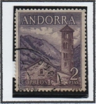 Stamps Andorra -  Iglesia d' santa Coloma