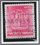 Stamps Andorra -  Escudo 