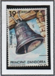 Stamps Andorra -  Navidad: Campana d' San Roma