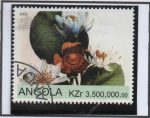 Sellos de Africa - Angola -  Flores d' Agua