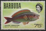 Sellos de America - Antigua y Barbuda -  Peces: Striped Parrotfish