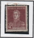 Stamps Argentina -  General San Martin