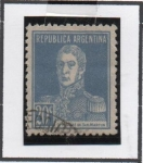 Stamps Argentina -  General San Martin